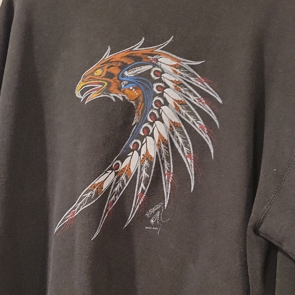 Seattle Black Long Sleeve Henley Shirt - Picture 4 of 8